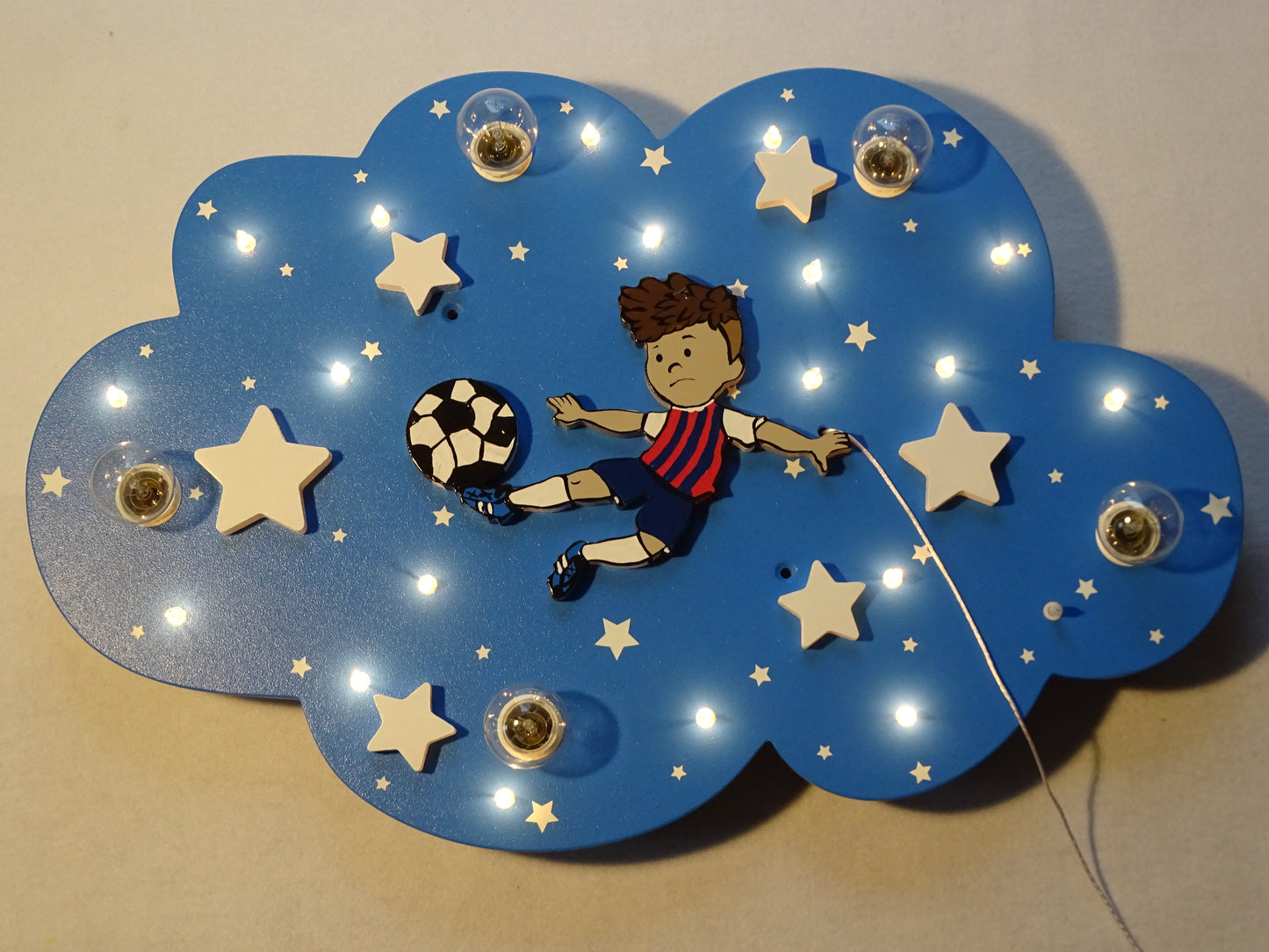 LED Deckenleuchte "FUSSBALL" Trikotfarbe nach Wunsch!
