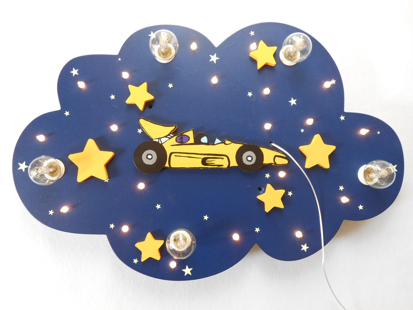 LED Deckenleuchte "RACER YELLOW"