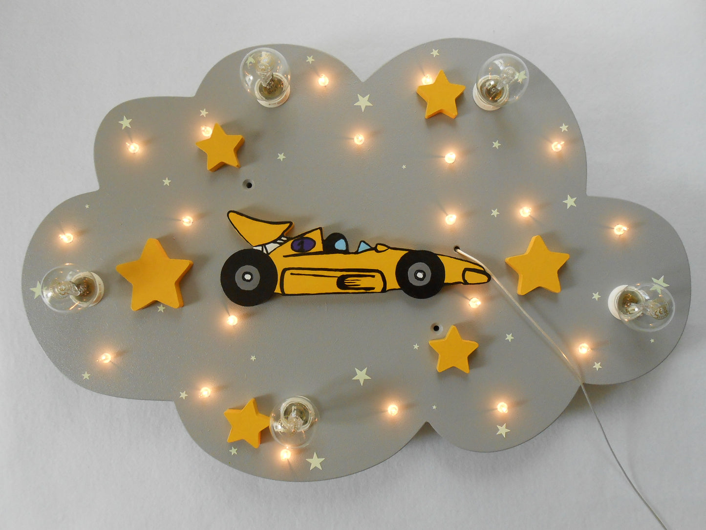 LED Deckenleuchte "RACER YELLOW"