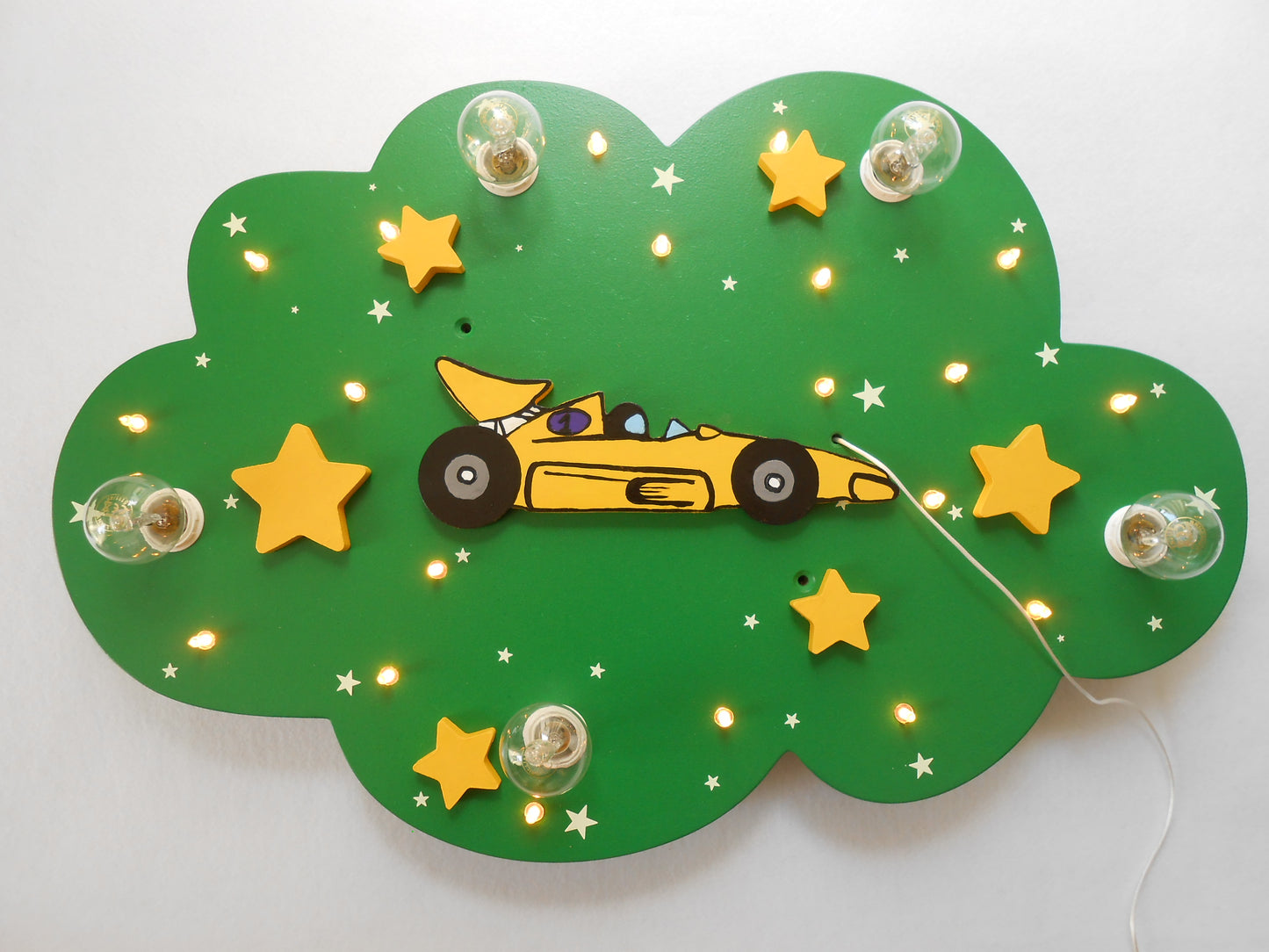 LED Deckenleuchte "RACER YELLOW"