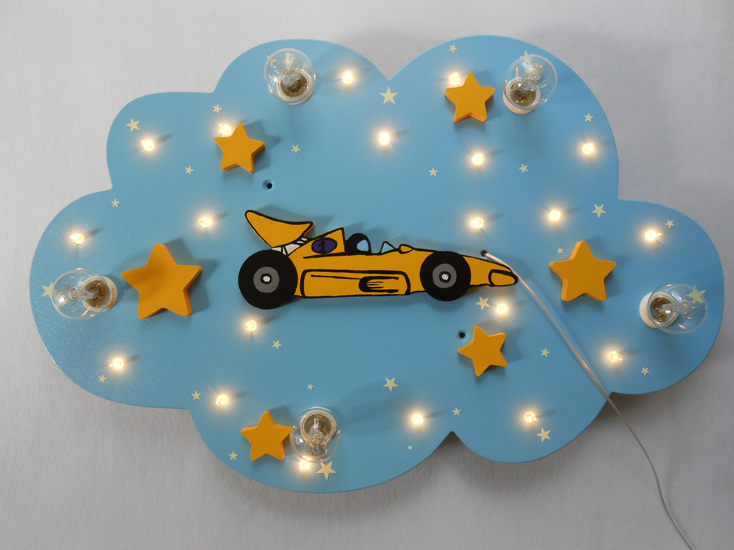 LED Deckenleuchte "RACER YELLOW"