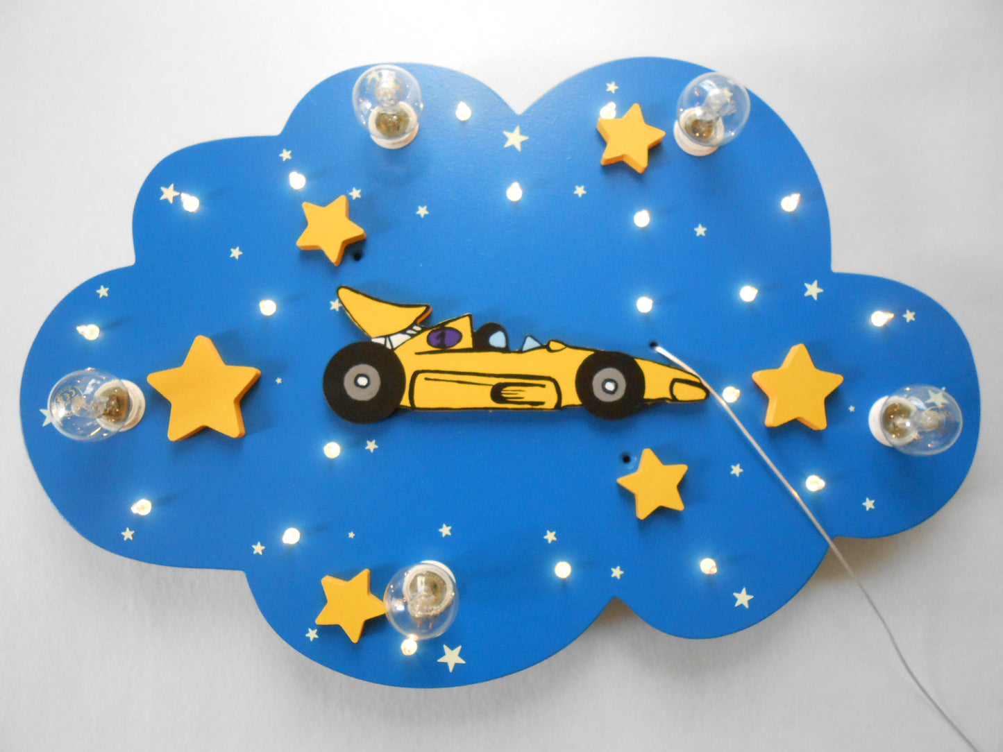LED Deckenleuchte "RACER YELLOW"