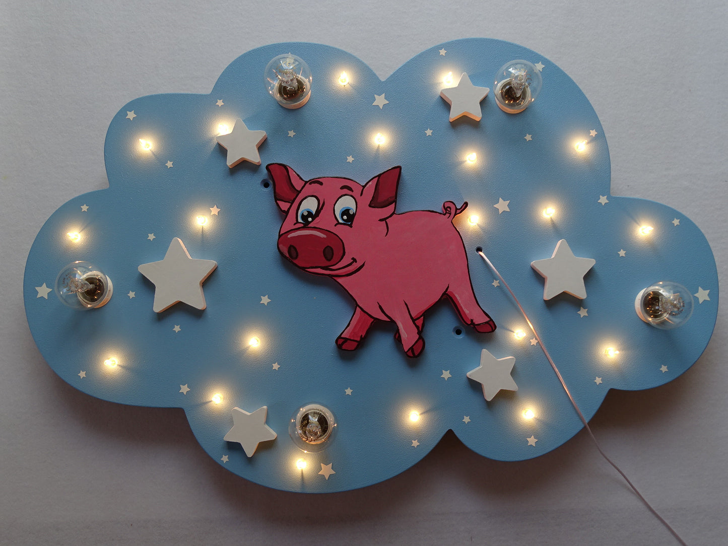LED Deckenleuchte "SCHORSCH SCHWEIN"