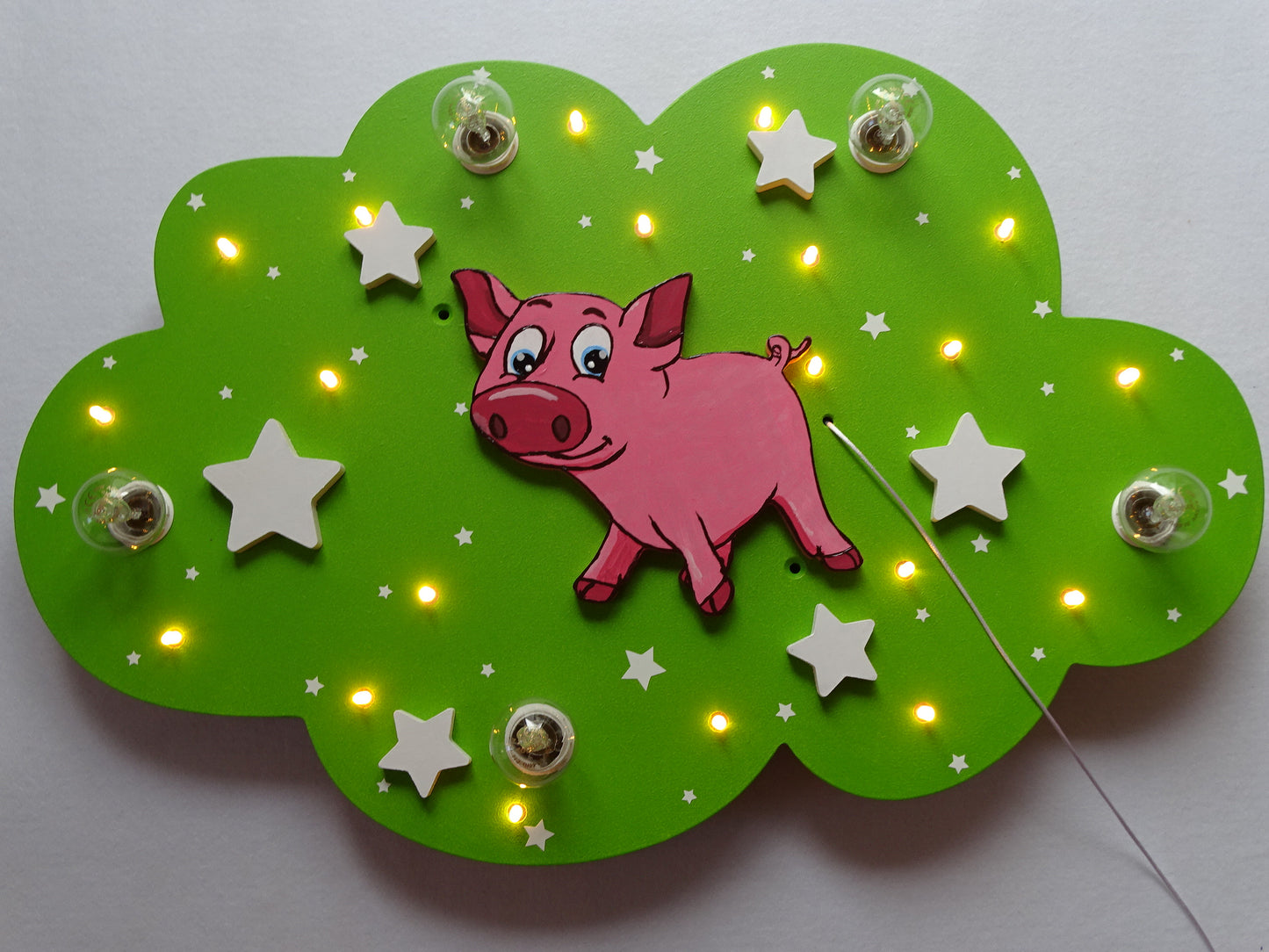 LED Deckenleuchte "SCHORSCH SCHWEIN"