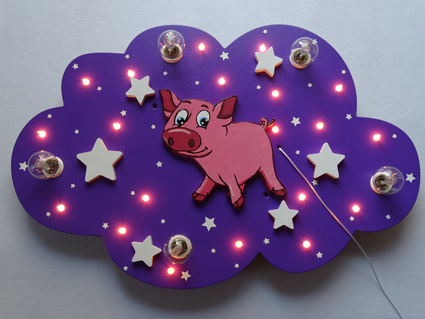 LED Deckenleuchte "SCHORSCH SCHWEIN"