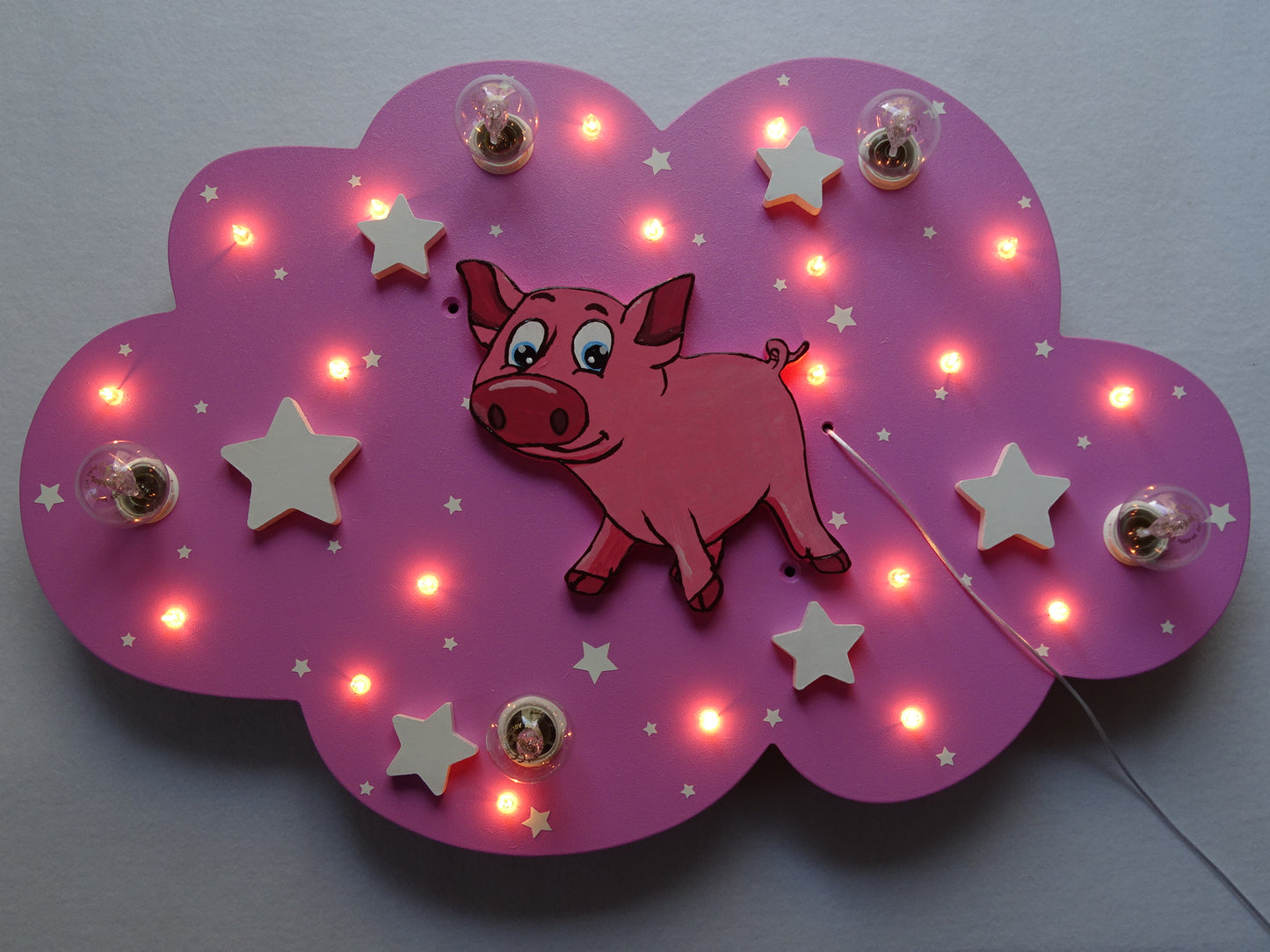 LED Deckenleuchte "SCHORSCH SCHWEIN"