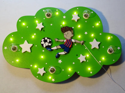 LED ceiling light “FOOTBALL” jersey color as desired!