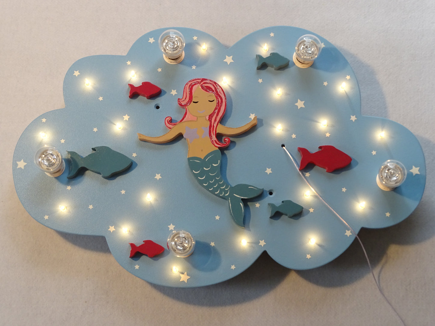 LED ceiling light "MERLE MERMAID"